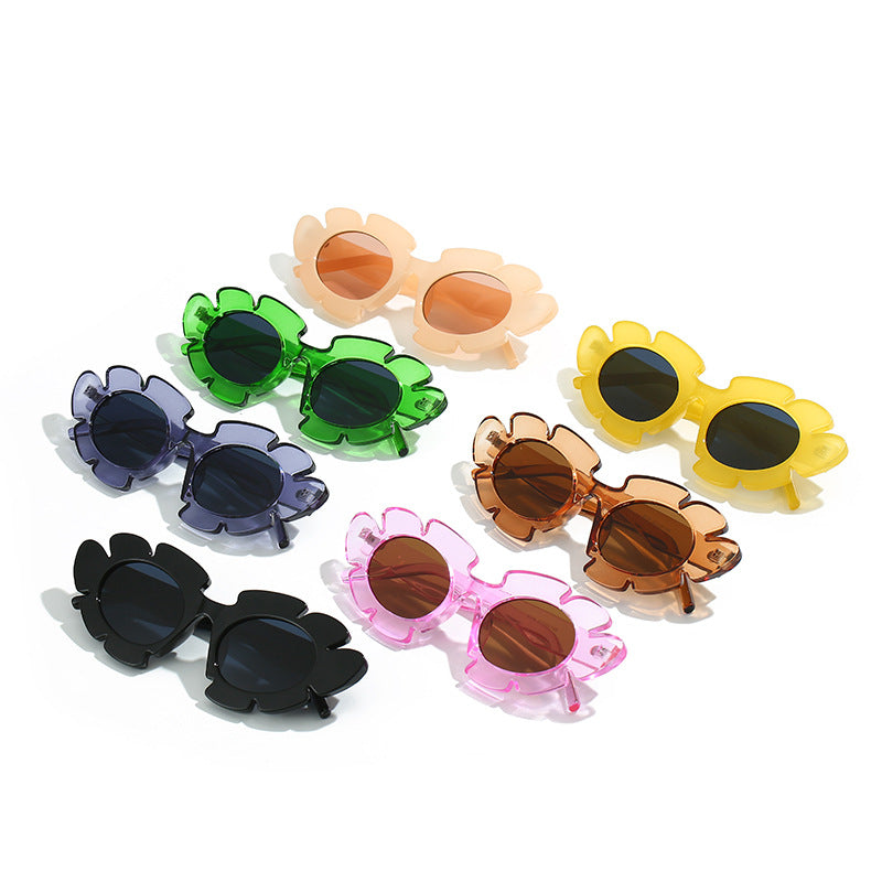 Gafas de sol de PC de crisantemo de gelatina al por mayor
